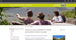Desktop Screenshot of naturpark-rhein-taunus.de