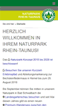 Mobile Screenshot of naturpark-rhein-taunus.de